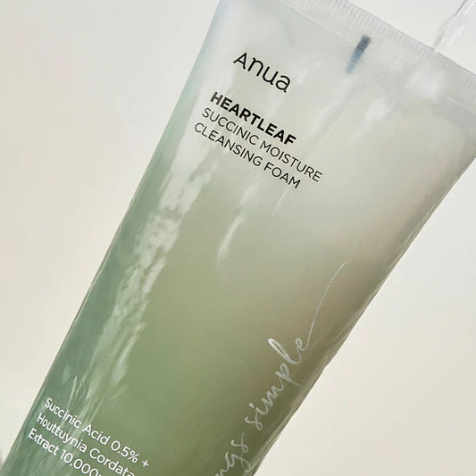 Anua - Heartleaf Succinic Moisture Cleansing Foam (150ml)
