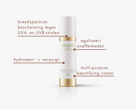 ABloom - Organic Luminous SPF20+ Cream Nude (50ml)
