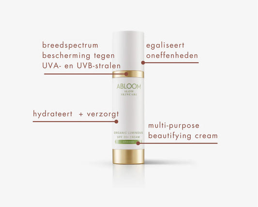 ABloom - Organic Luminous SPF20+ Cream Sunkissed (50ml)