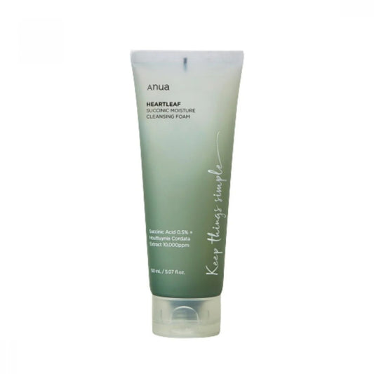 Anua - Heartleaf Succinic Moisture Cleansing Foam (150ml)