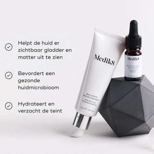 Medik8 - Balance Moisturiser & Glycolic Activator (50ml & 10ml)