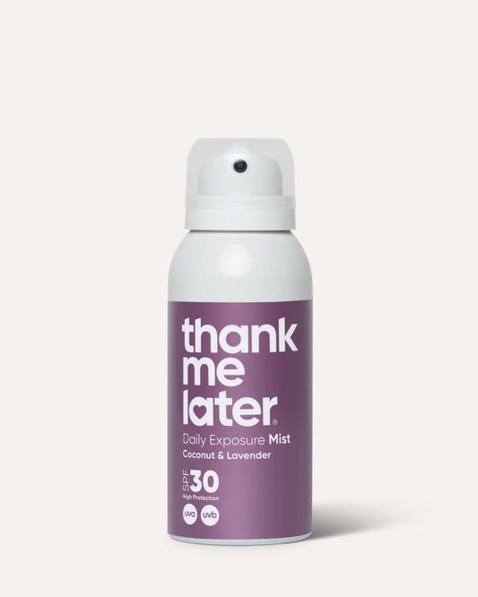 Thank Me Later - Daily Exposure Mist SPF30 – Coconut & Lavender (100ml)